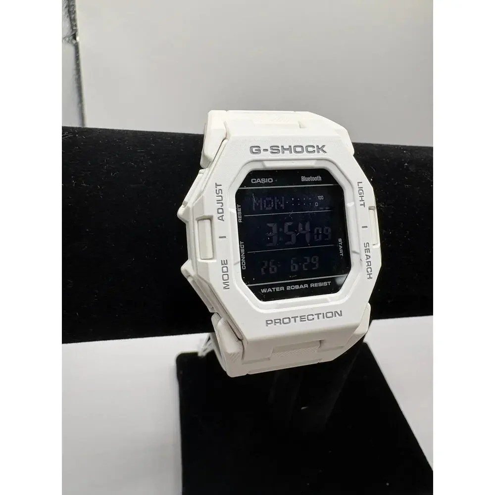 Casio G-Shock Gd-B500 White Digital Bluetooth Step Tracker Watch NWT White